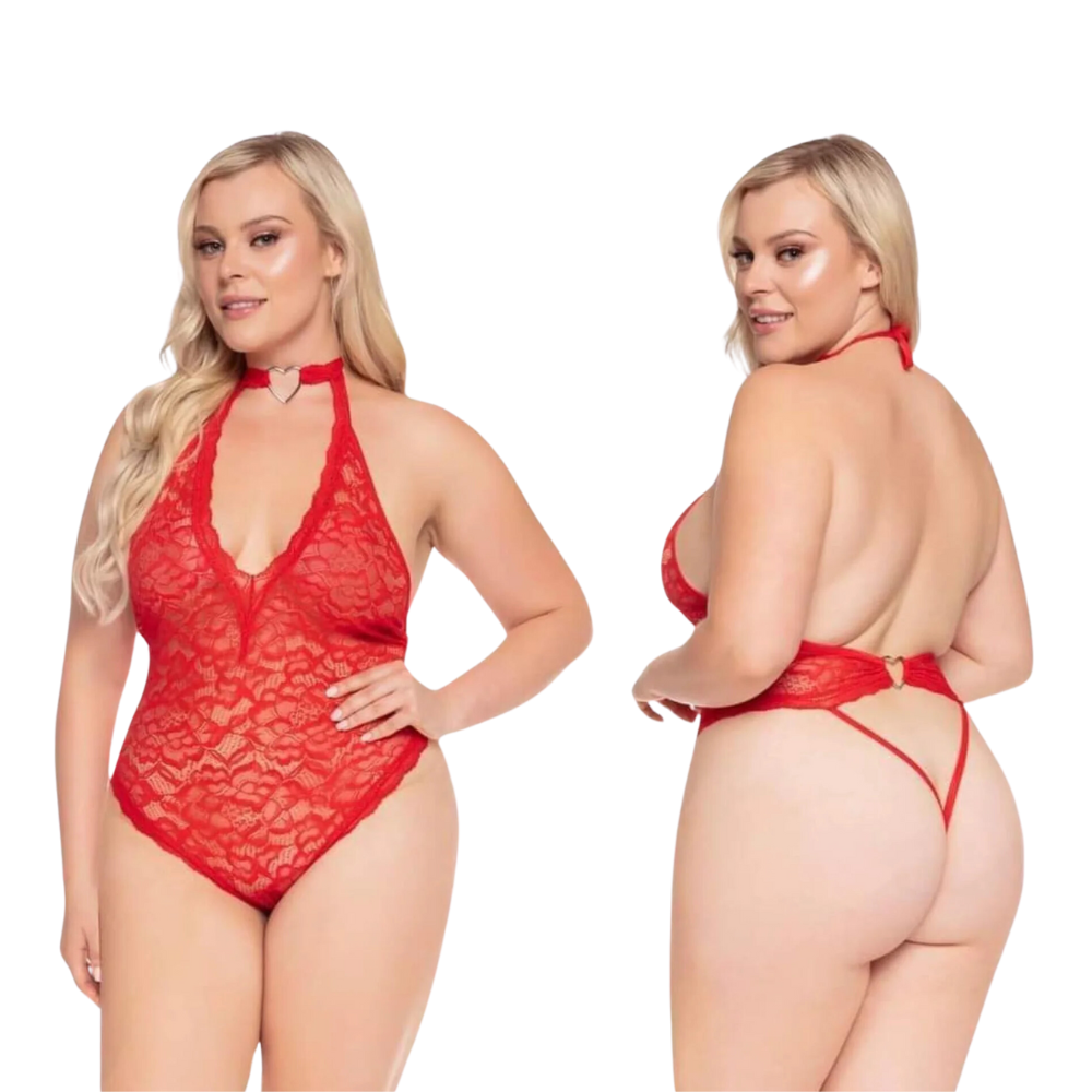 G-String Bodysuit w/ Heart Detail