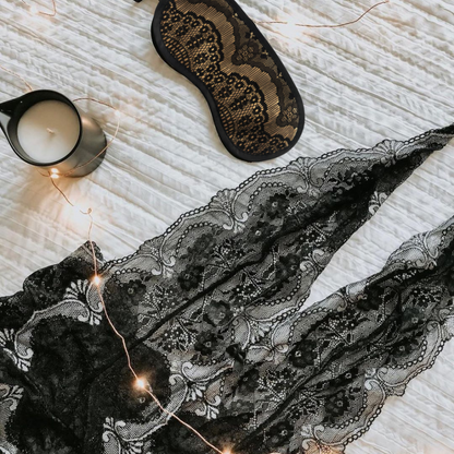 Black & Gold Blindfold