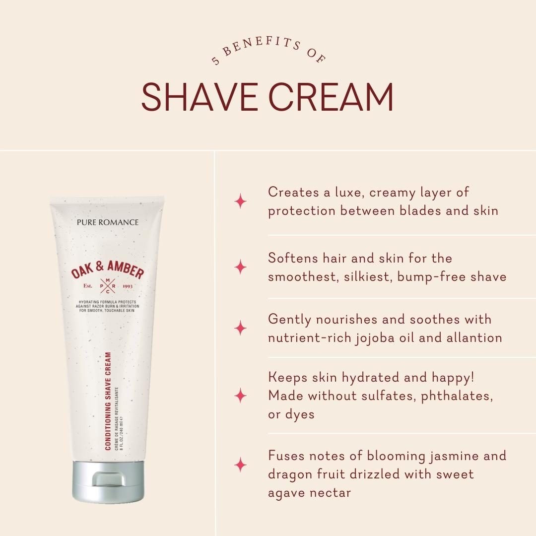 Conditioning Shave Cream - Oak & Amber