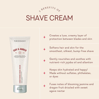 Conditioning Shave Cream - Oak & Amber