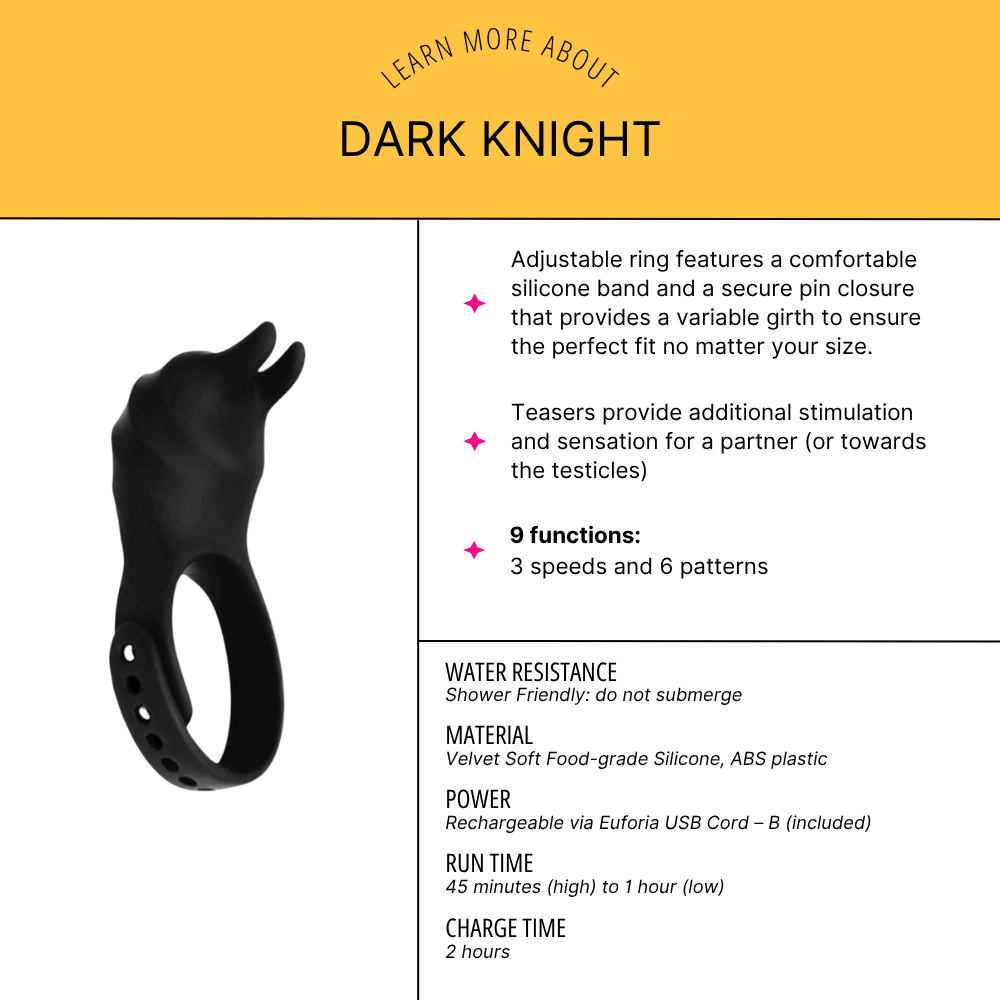 Dark Knight Adjustable Ring