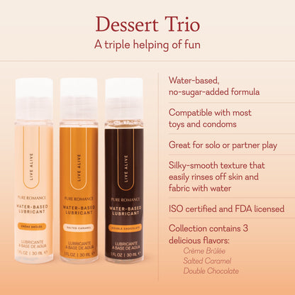 Dessert Lubricant Trio