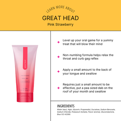 Great Head - Pink Strawberry