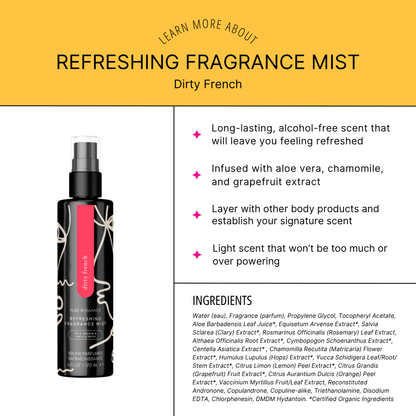 Refreshing Fragrance Mist - Dirty French