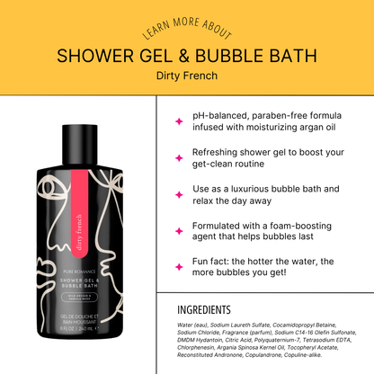 Shower Gel & Bubble Bath - Dirty French