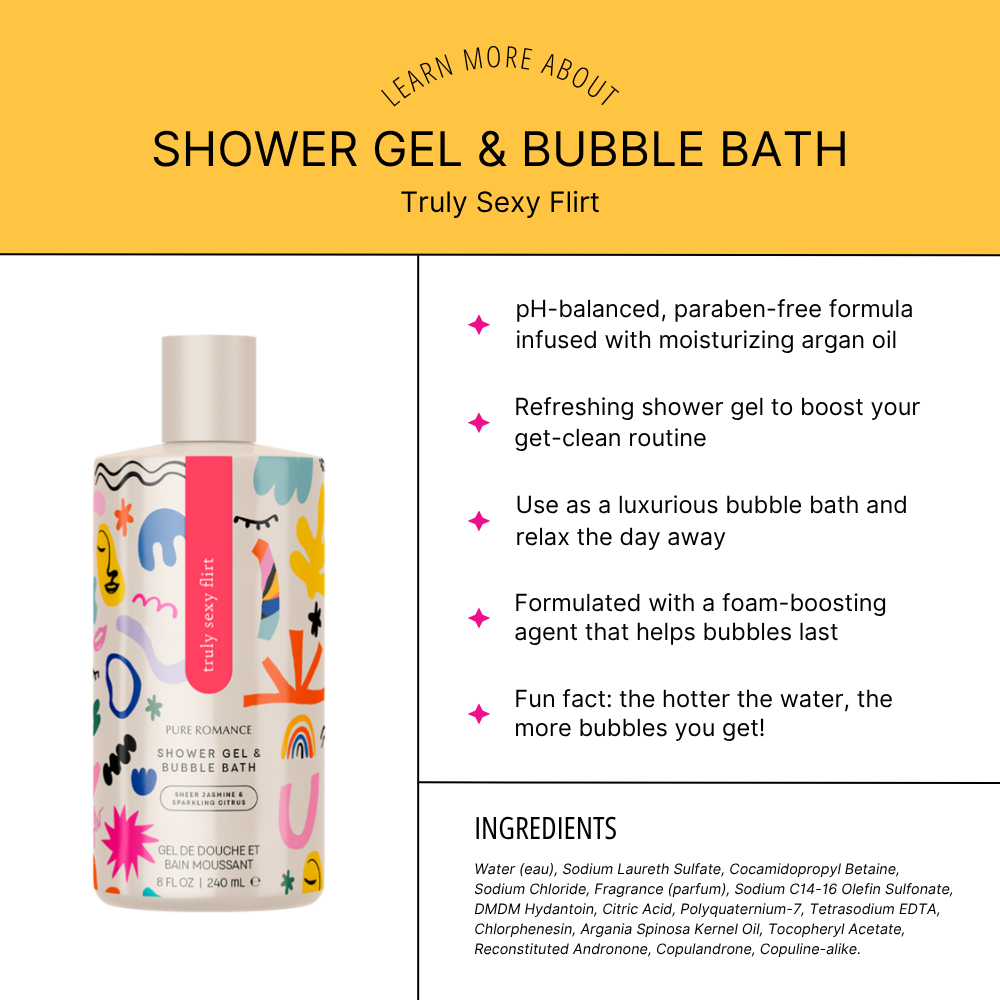 Shower Gel & Bubble Bath - Truly Sexy Flirt