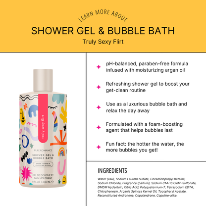 Shower Gel & Bubble Bath - Truly Sexy Flirt