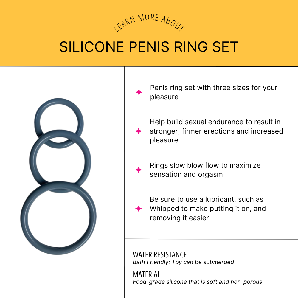 Silicone Penis Ring Set