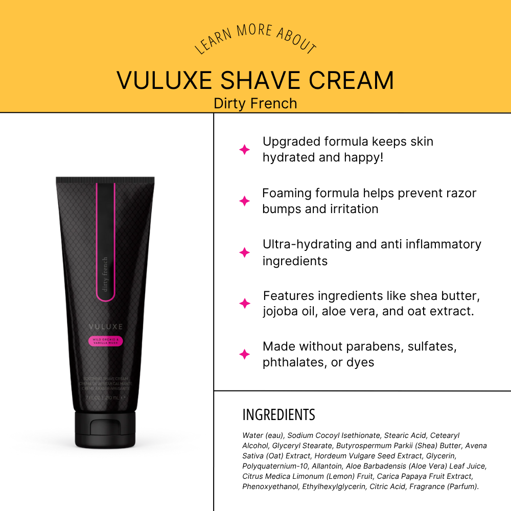 Vuluxe Shaving Cream - Dirty French