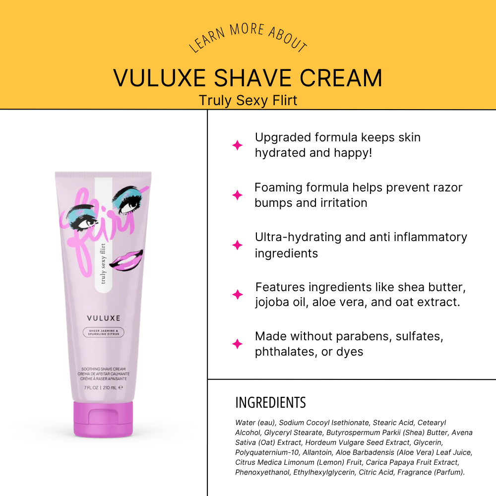 Vuluxe Shaving Cream - Truly Sexy Flirt