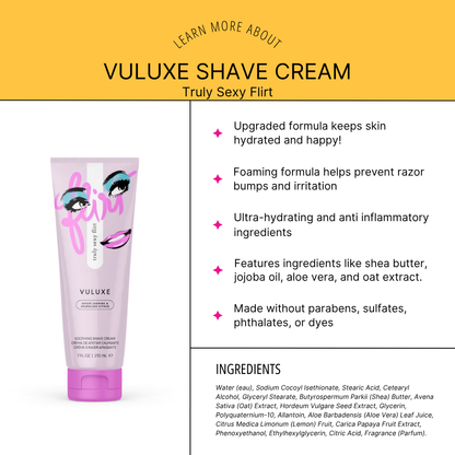 Vuluxe Shaving Cream - Truly Sexy Flirt